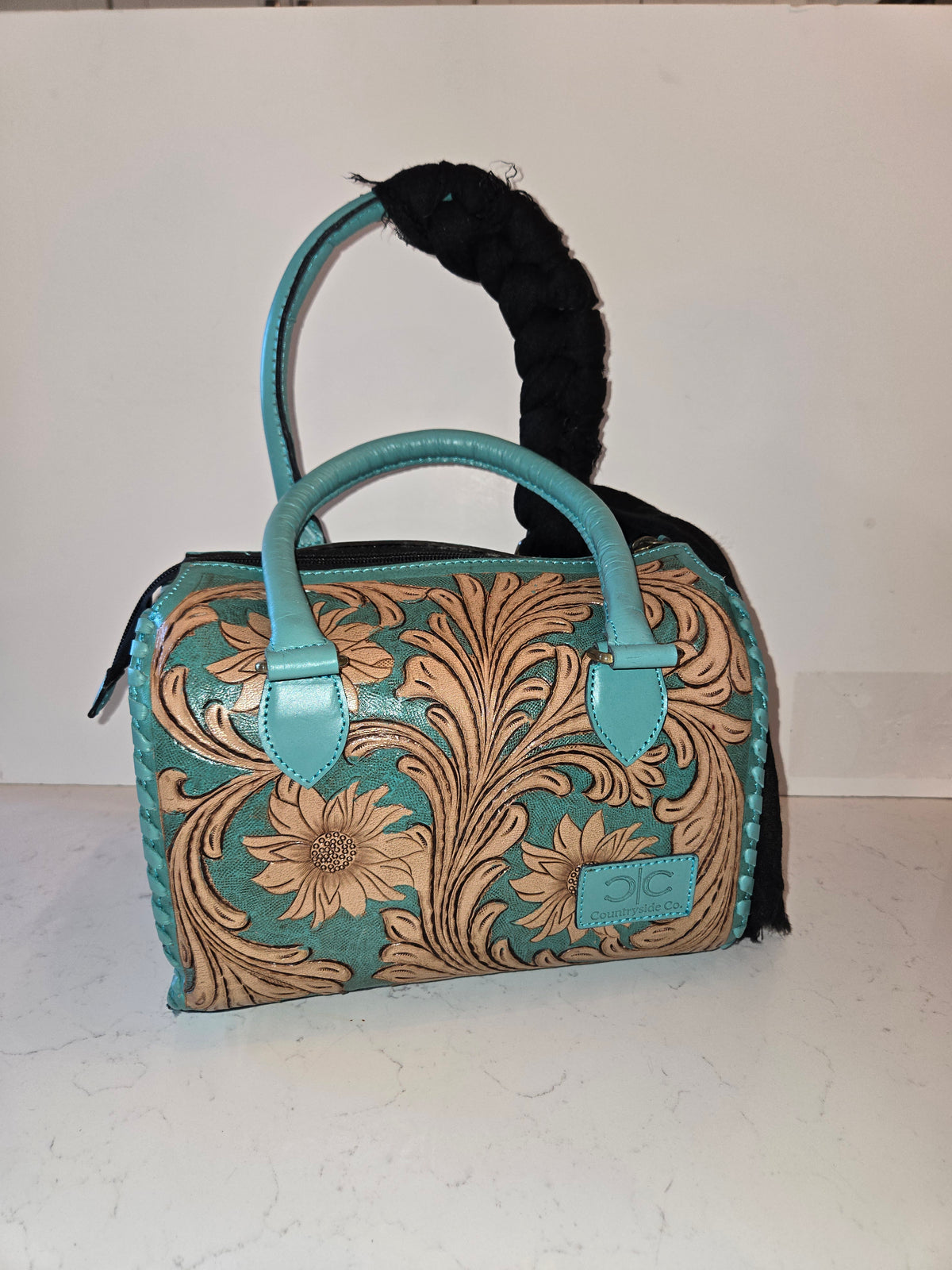 Turquoise Jewel Medium Speedy Purse