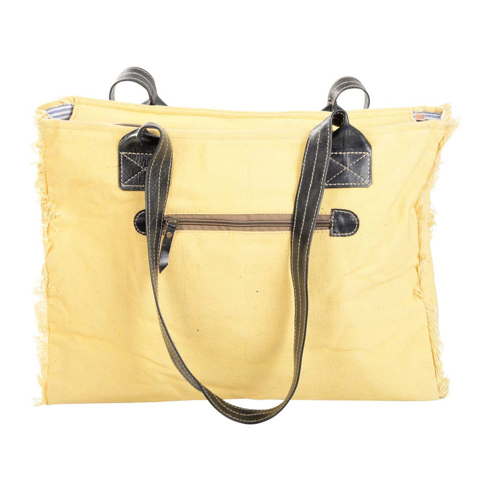 Cafe Paris Yellow Tote