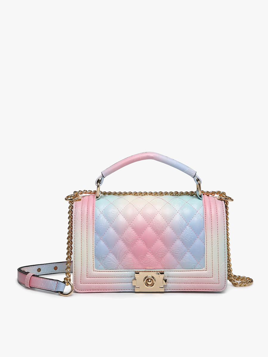 Emme Quilted Ombre Butterfly Crossbody