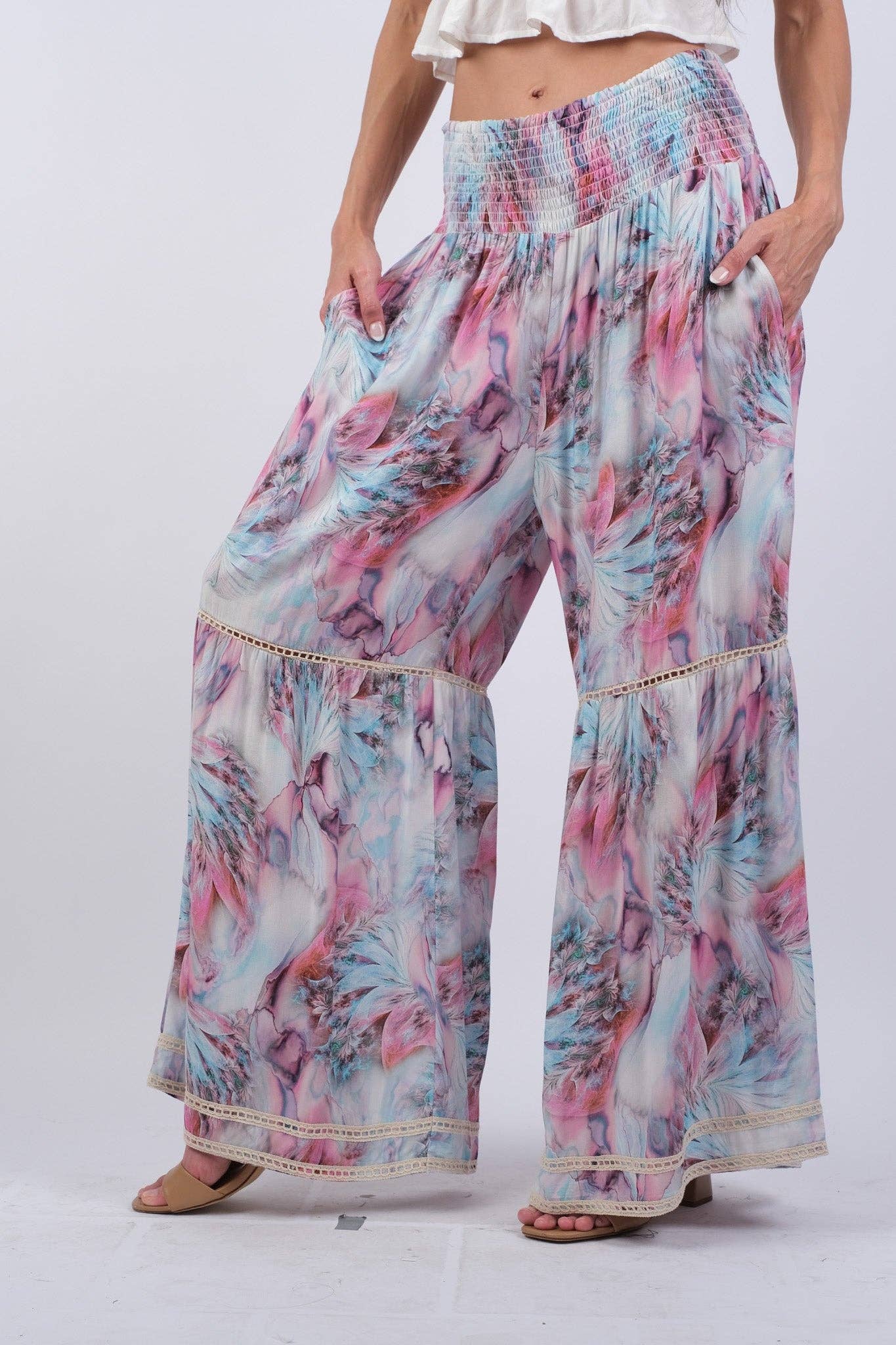 Boho Flared Pants (Sacred Threads)