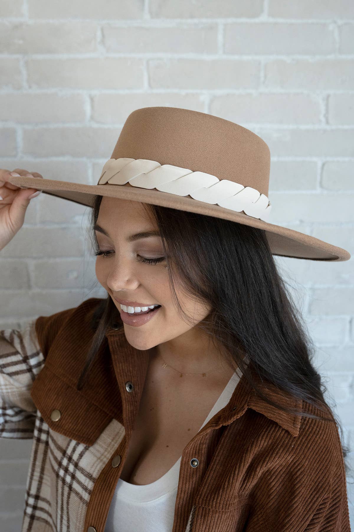 HAT- Ramsey Wide Cut-Out Trim Fedora