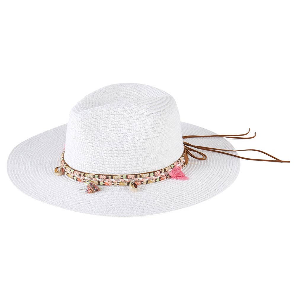 Boho Tassel Band Straw Sun Hat