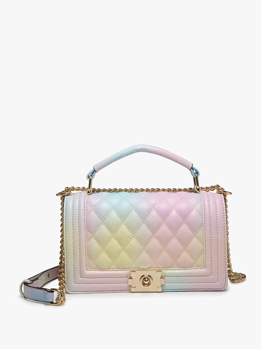 Emme Quilted Ombre Butterfly Crossbody