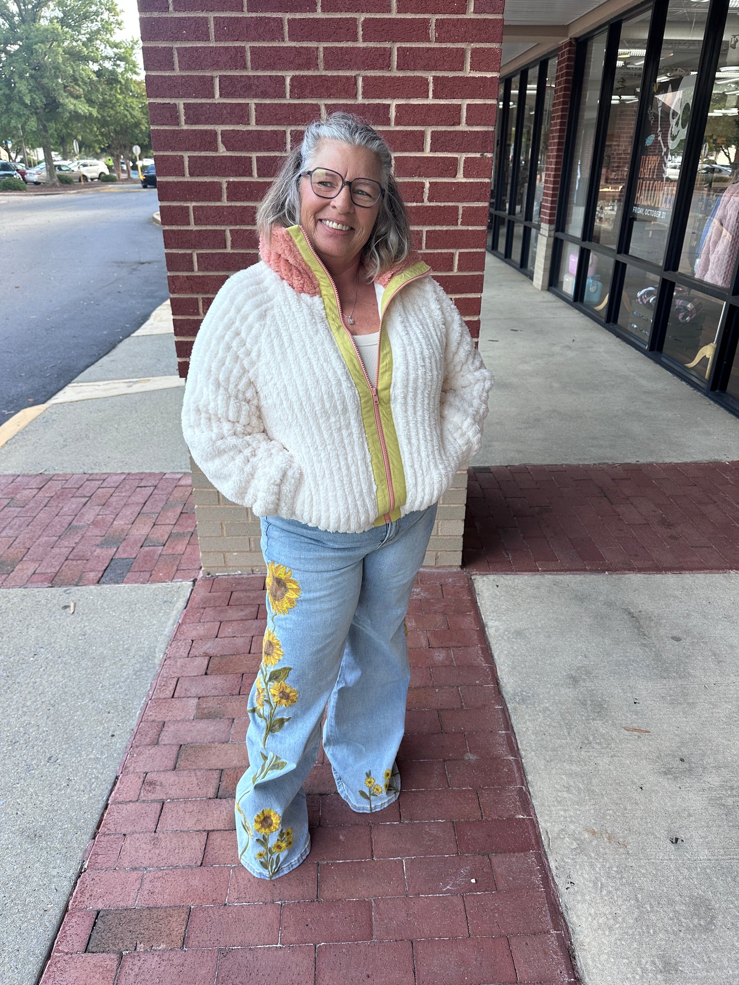 Fuzzy Zip-Up Sherpa