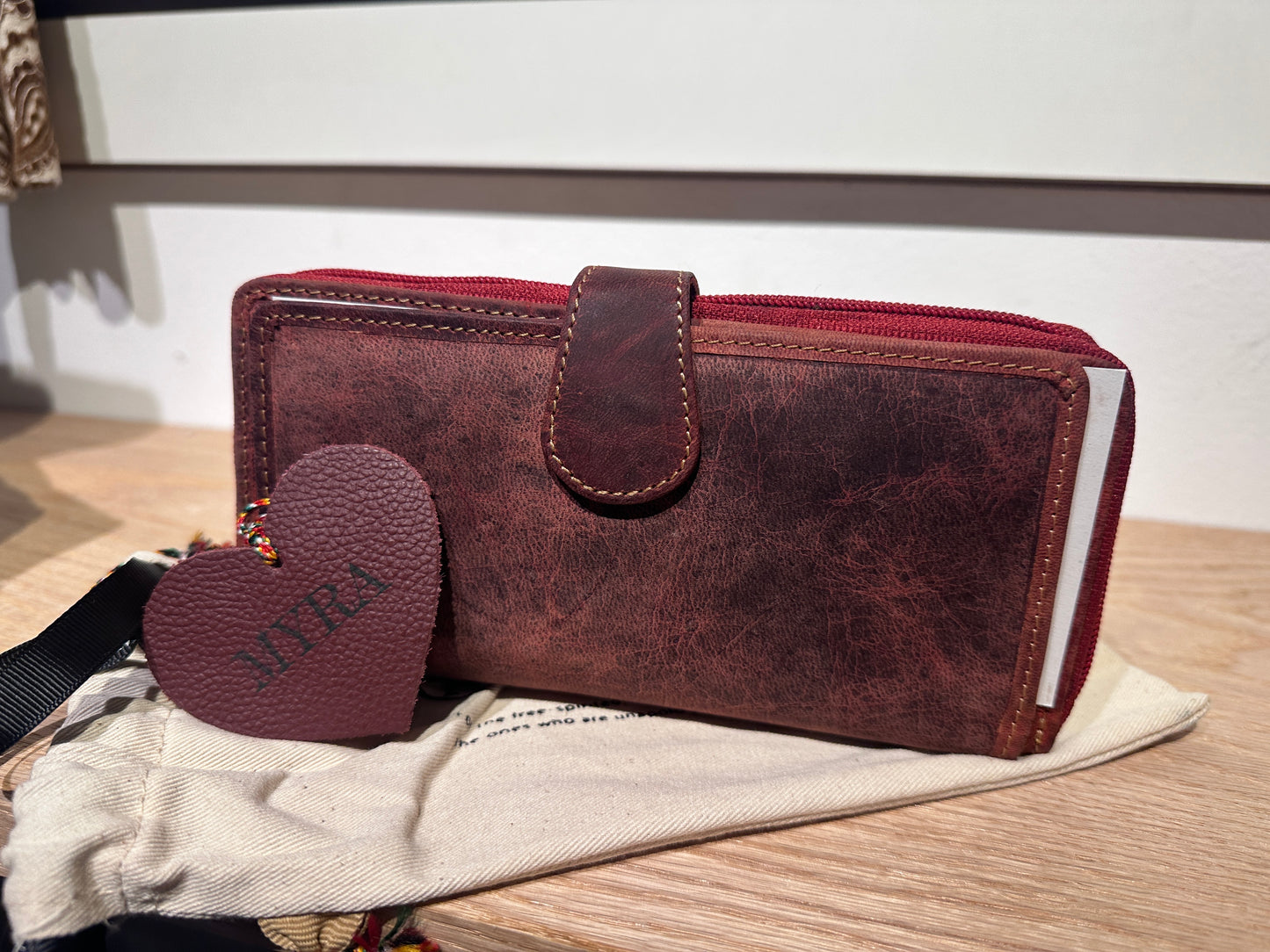 Leather Wallet Russet (Myra)