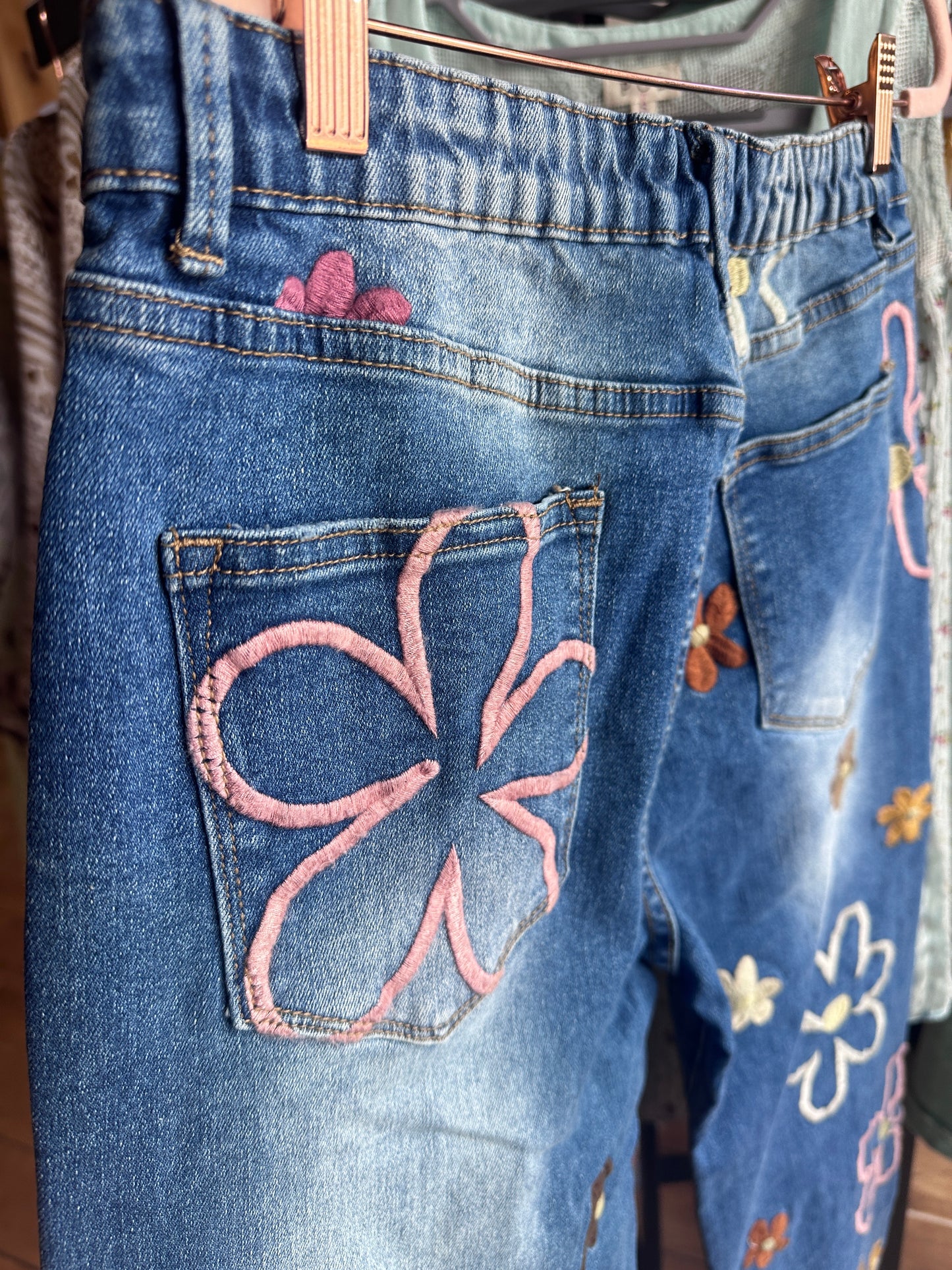 Flower Embroidered Denim (OLI&HALI)