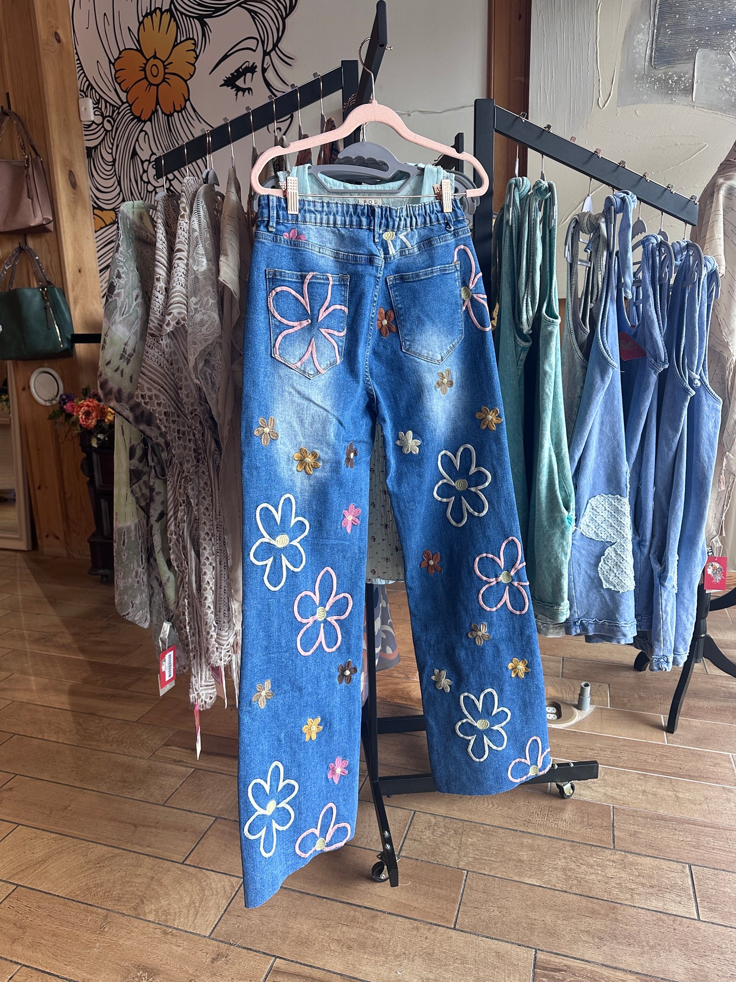 Flower Embroidered Denim (OLI&HALI)