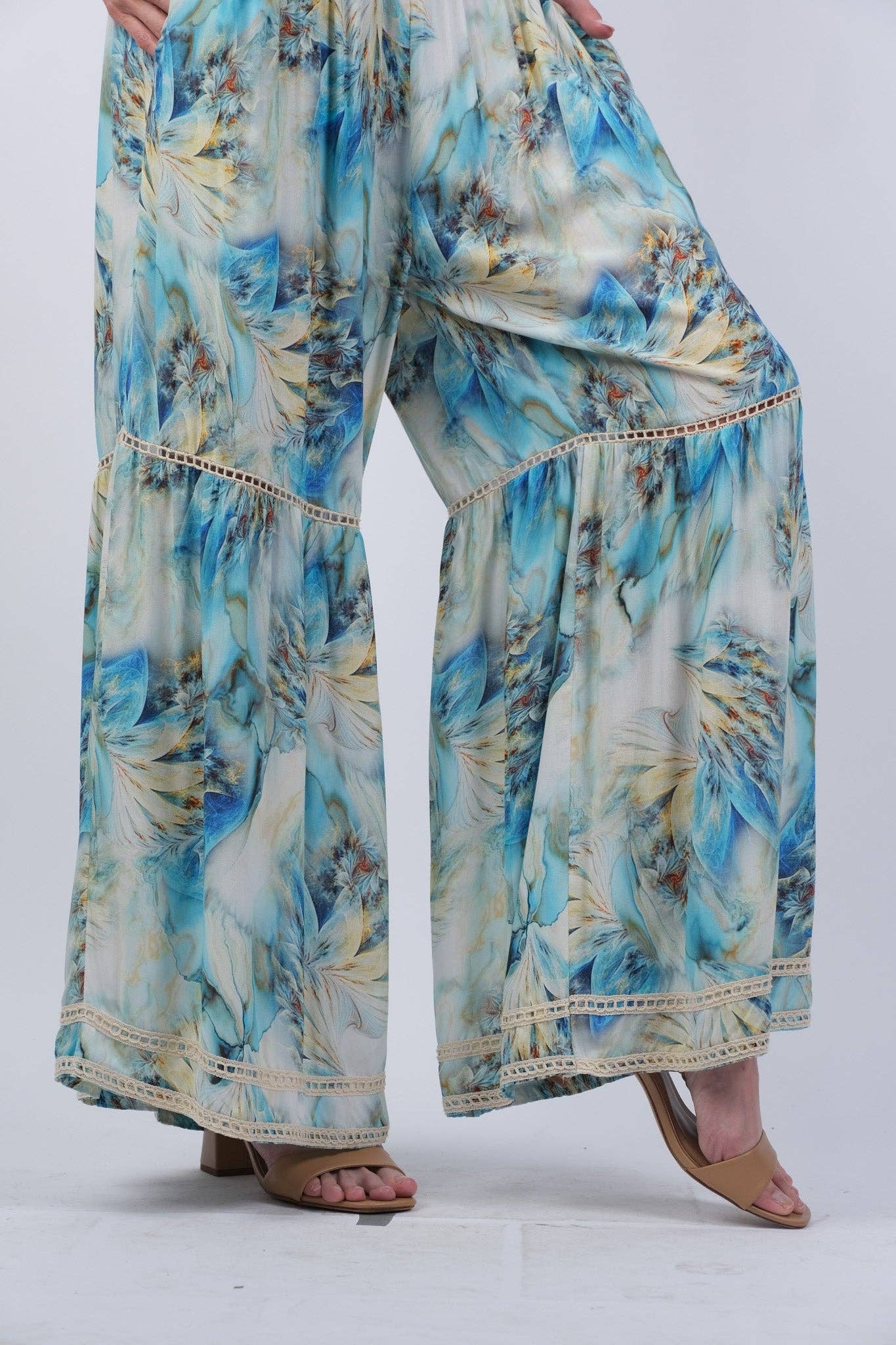 Boho Flared Pants (Sacred Threads)