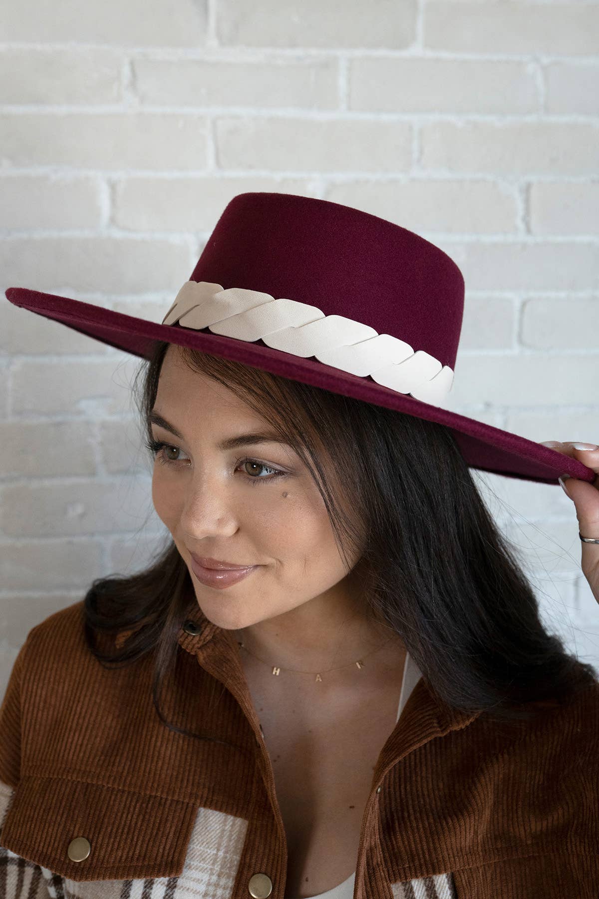 HAT- Ramsey Wide Cut-Out Trim Fedora