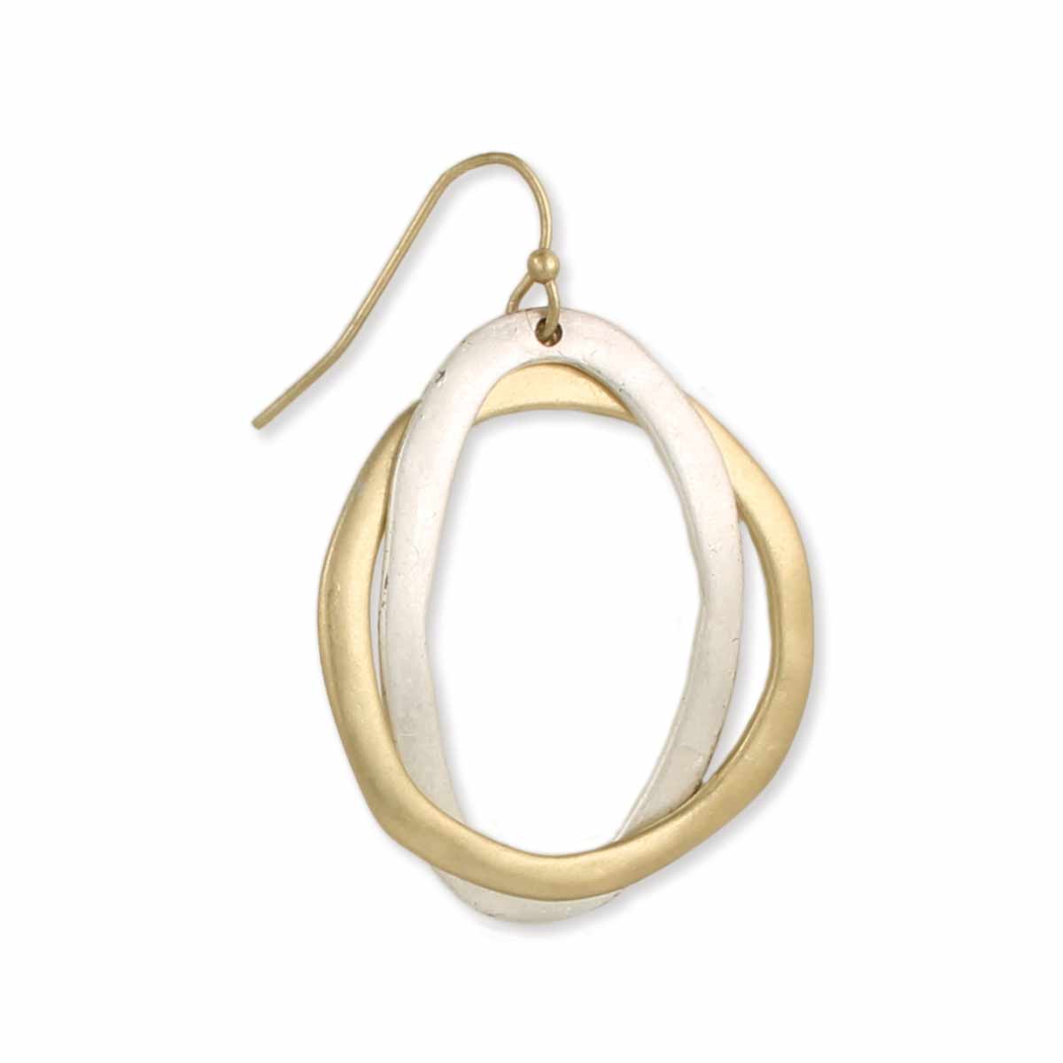 Mixed Metal Linked Earrings