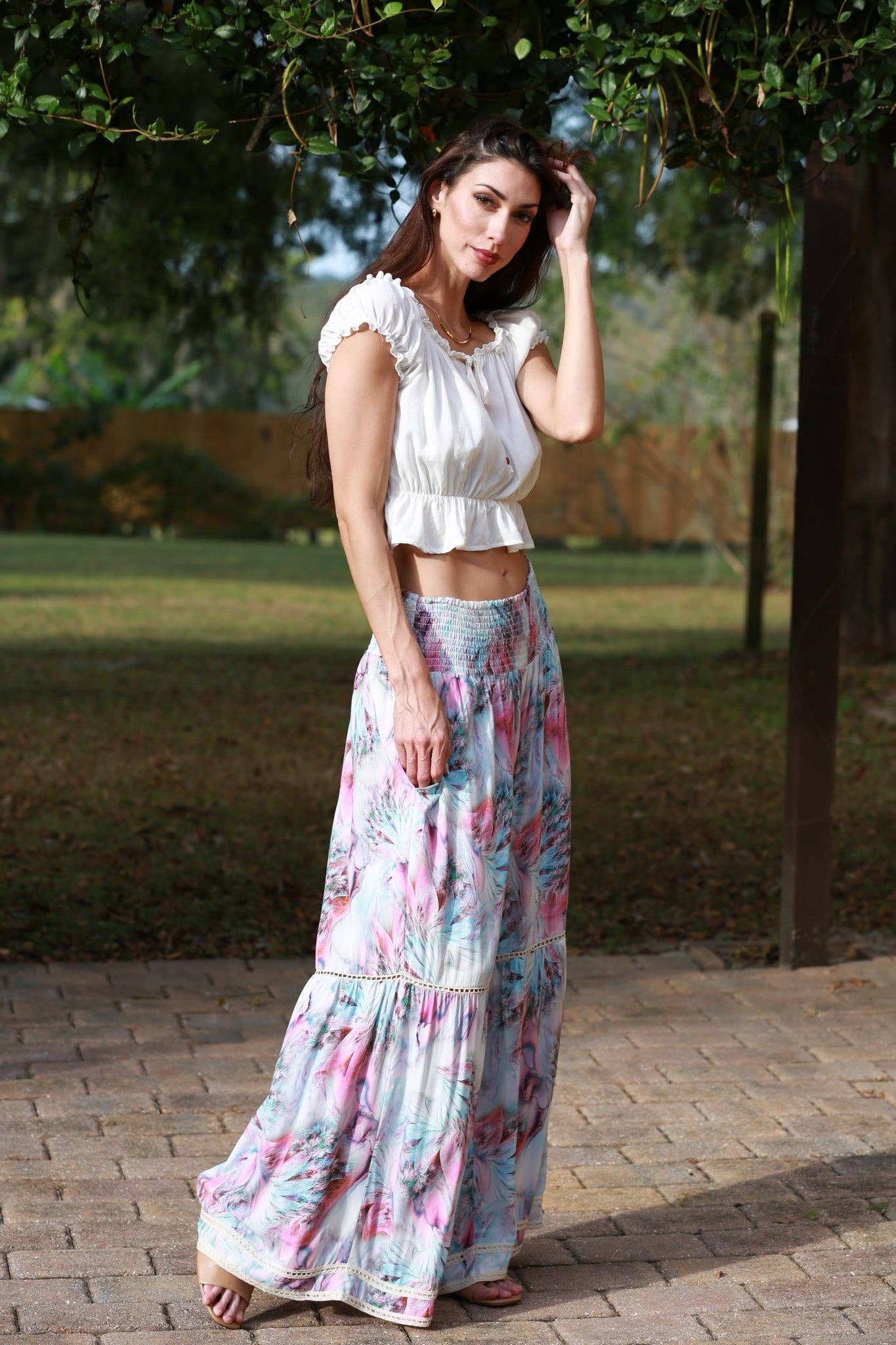 Boho Flared Pants (Sacred Threads)