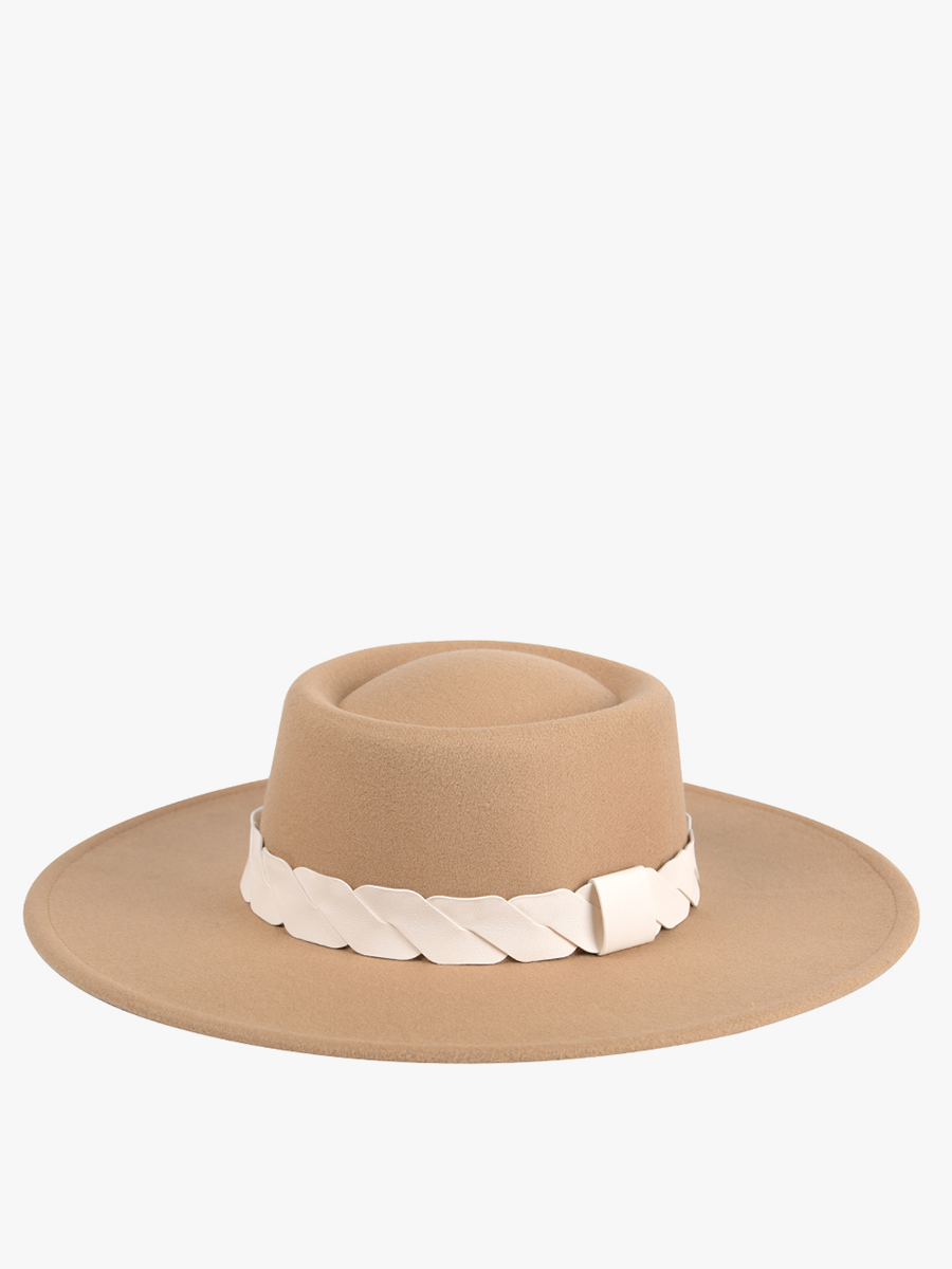 HAT- Ramsey Wide Cut-Out Trim Fedora