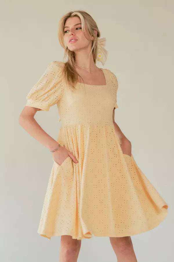 Eyelet Baby Doll Dress (Davi&Dani)