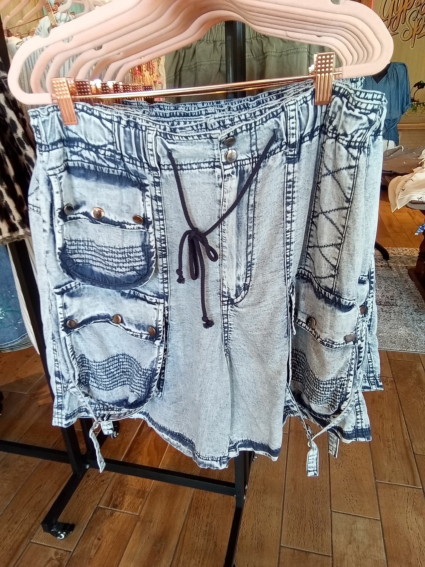 Cargo Bermuda Short Washed Tencel (OLI&HALI)