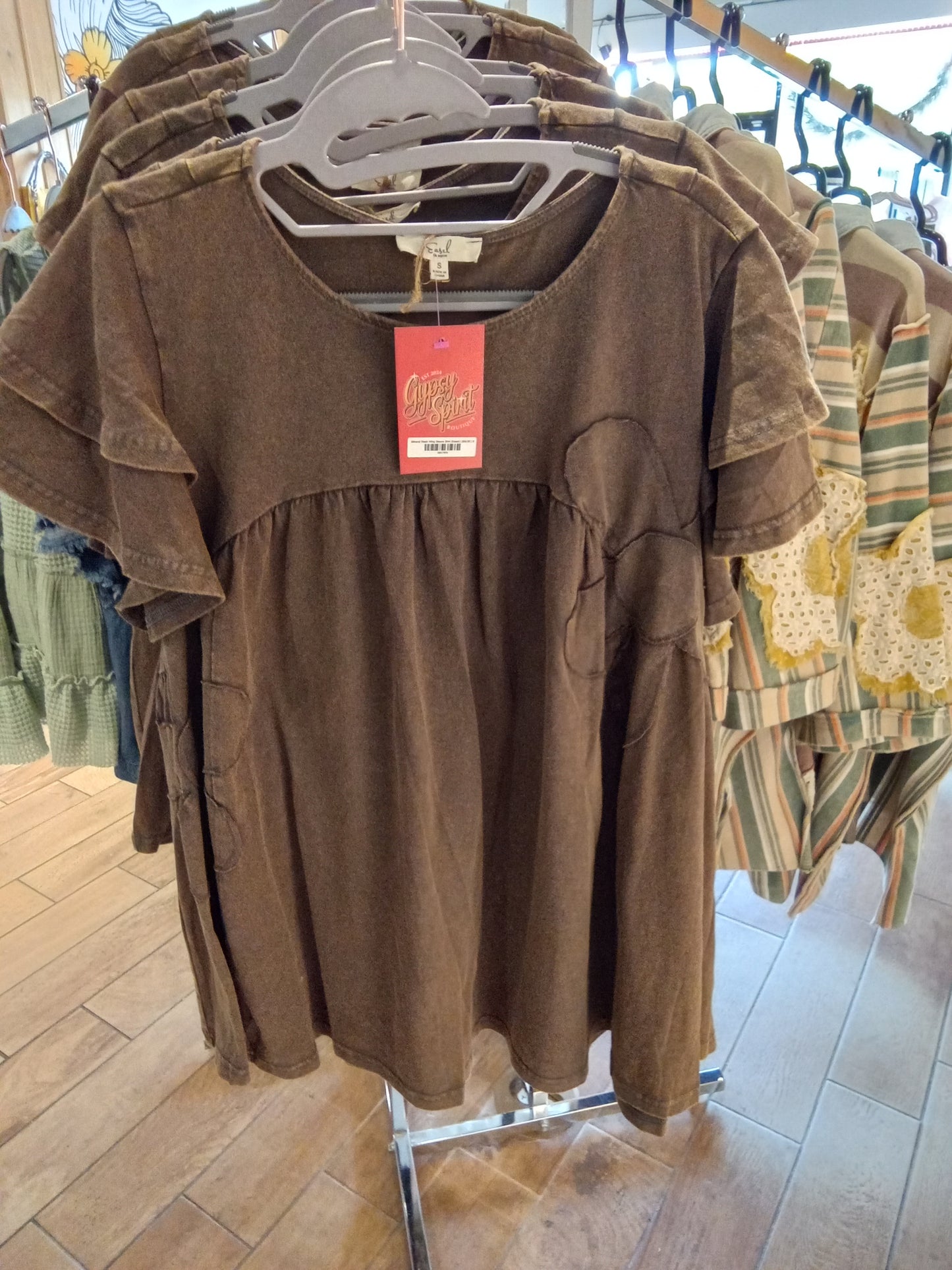 Mineral Wash Wing Sleeve Shirt (Easel)