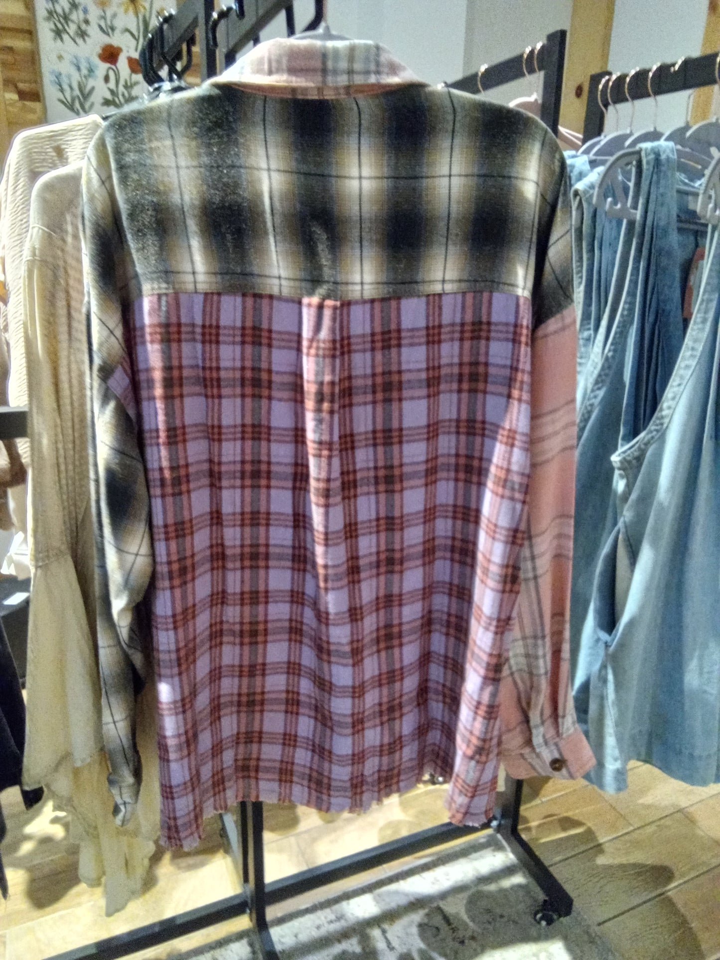 Flannel Patchwork Shirt (Easel)