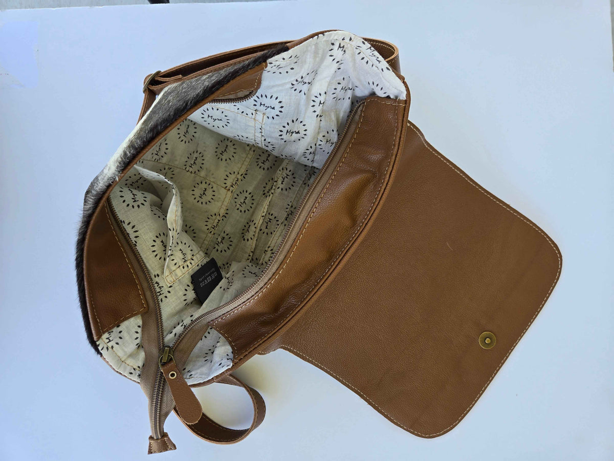 Genuine Leather and Hide Concealed Carry Shoulder/Crossbody