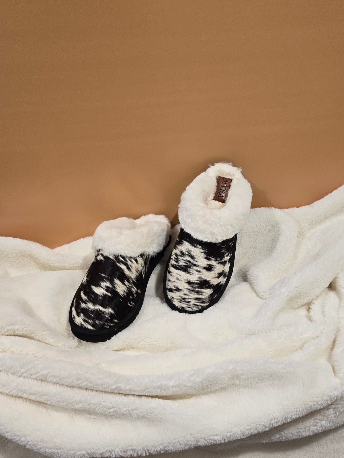 Cowhide Slippers