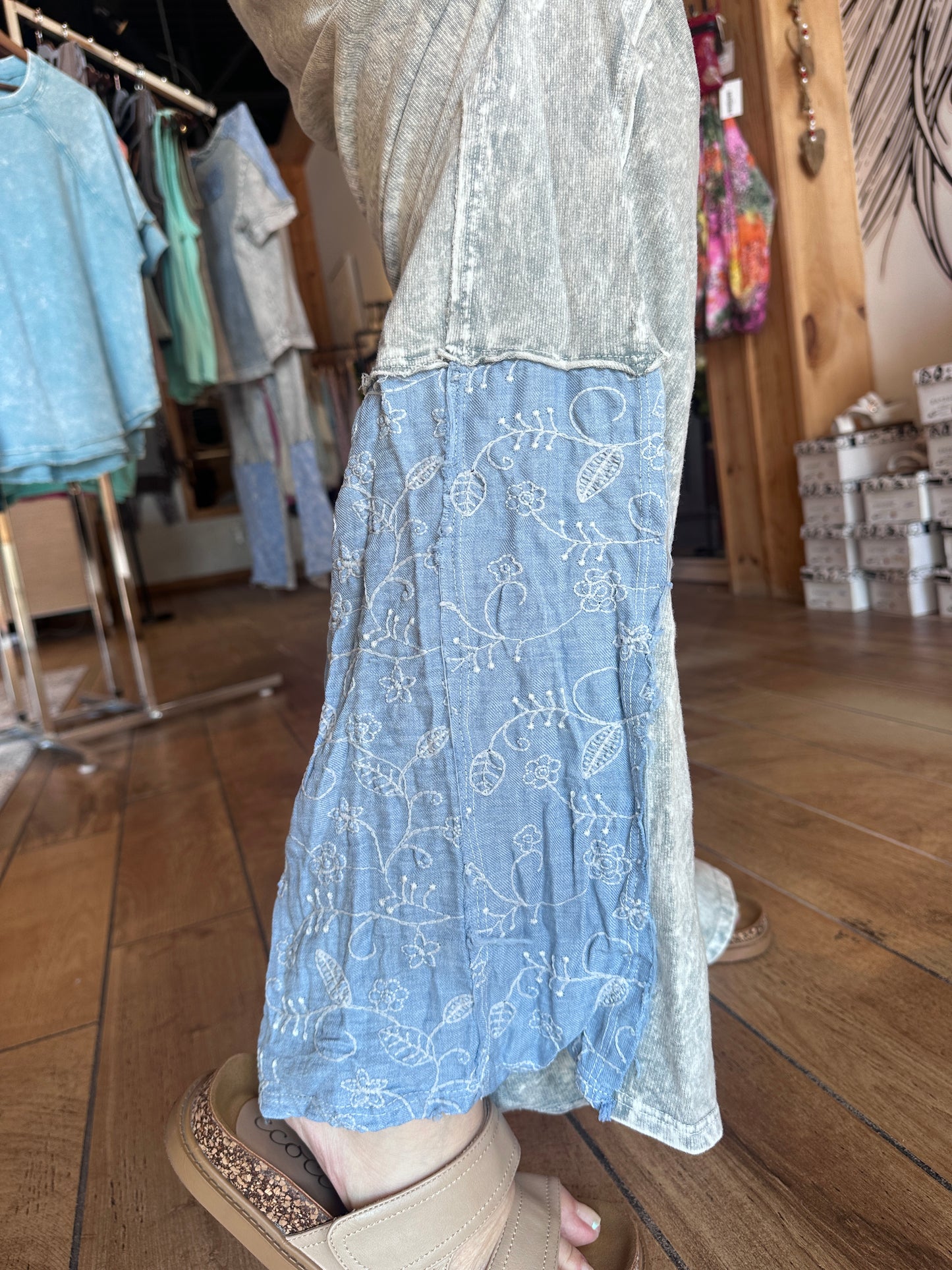 Blue Vine Pants