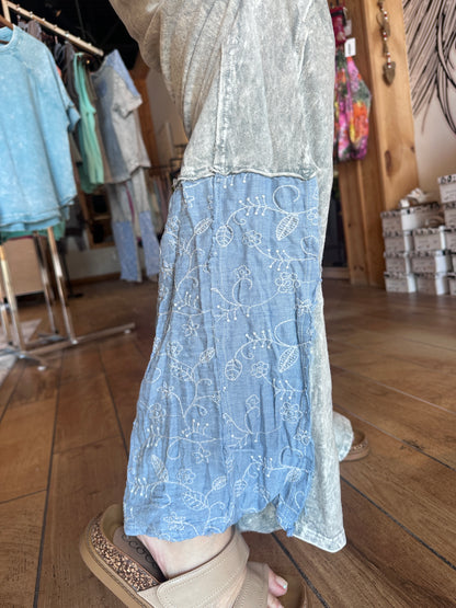 Blue Vine Pants