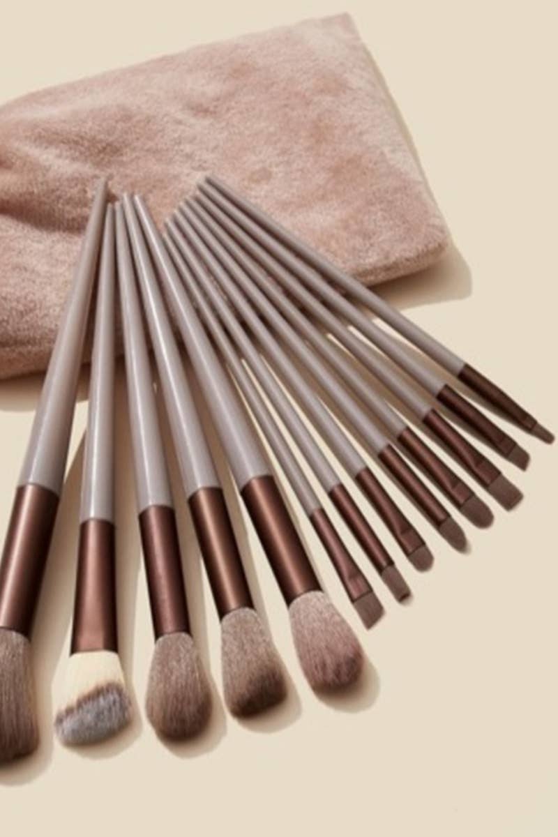 Makeup Brush Set (13pcs) w/Storage Bag