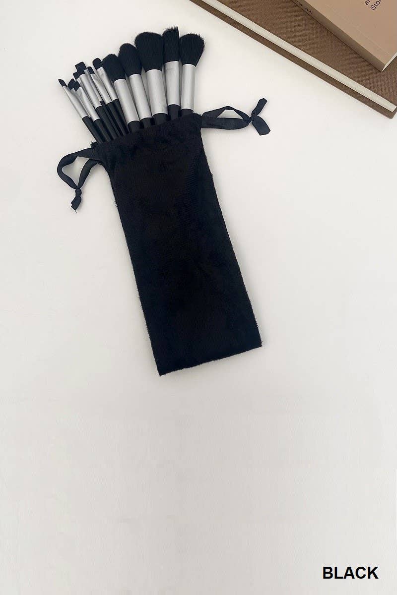 Makeup Brush Set (13pcs) w/Storage Bag