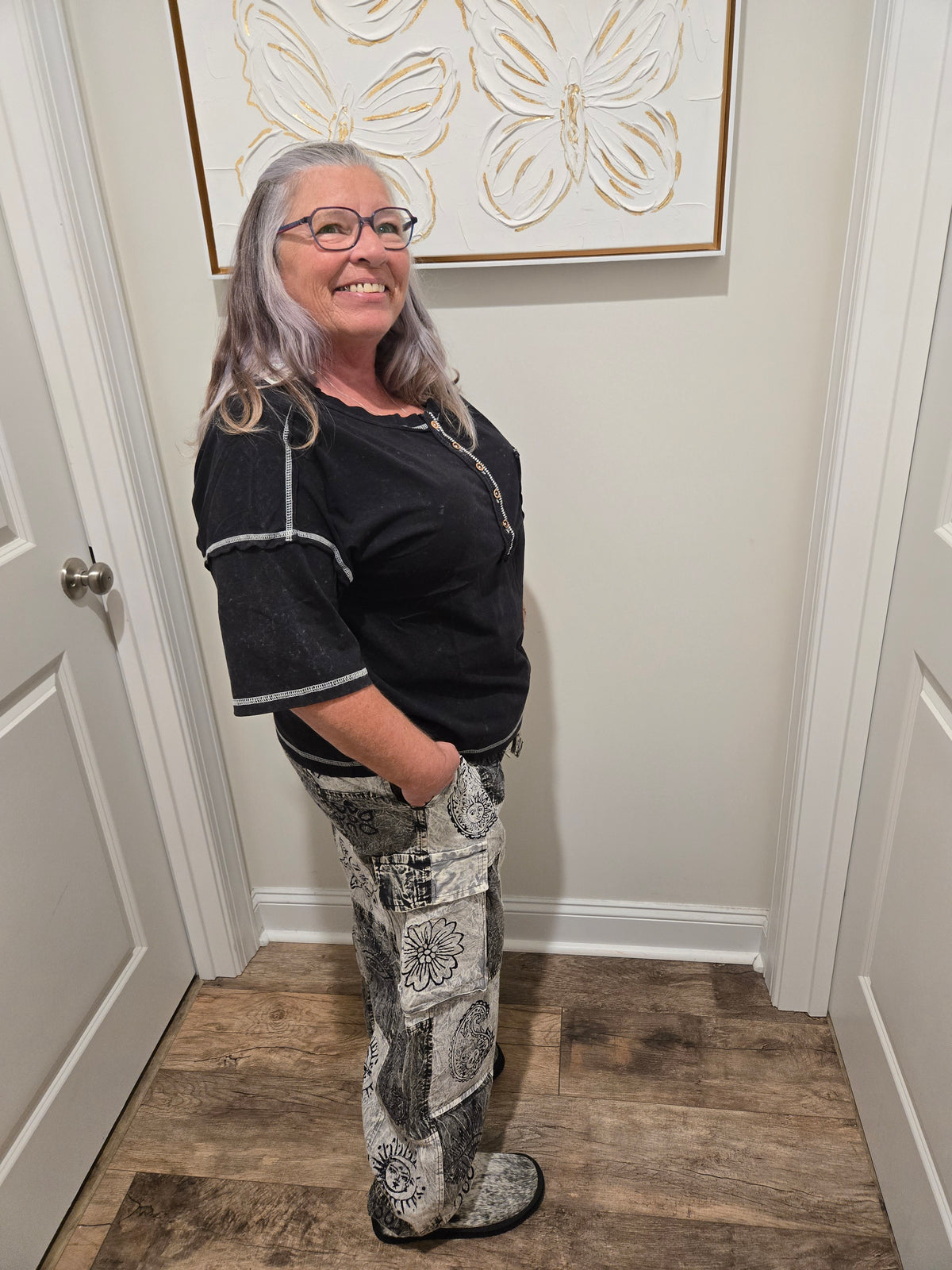 Cotton Harem Pants