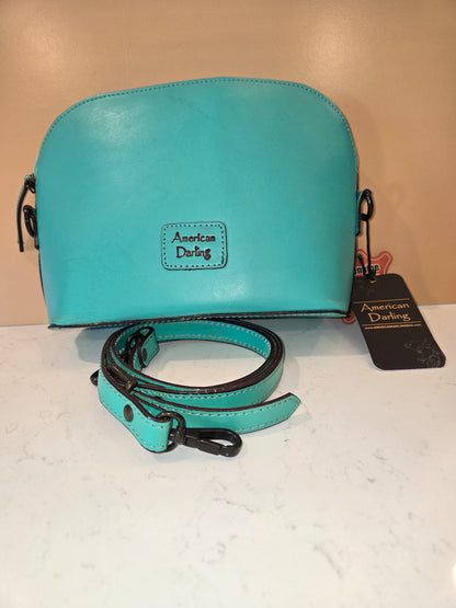 Clutch or Crossbody Handtooled Leather