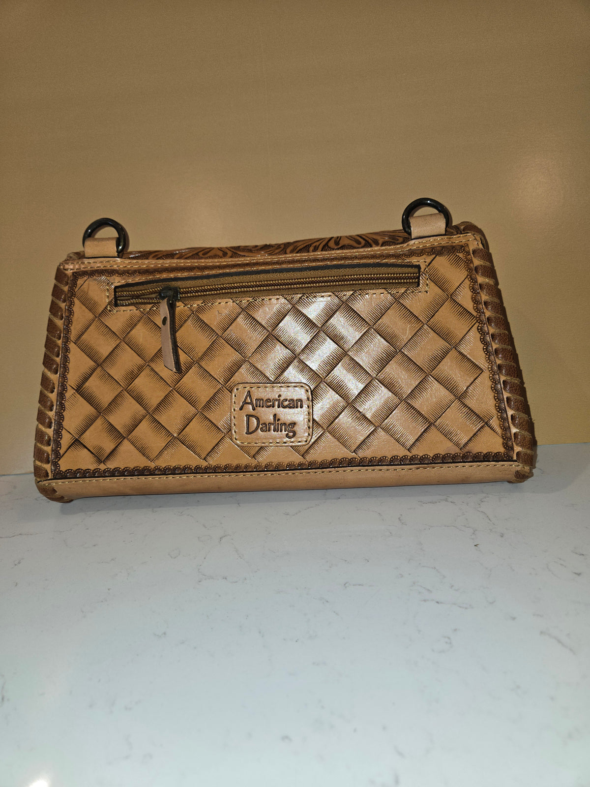 Handtooled Crossbody/Clutch