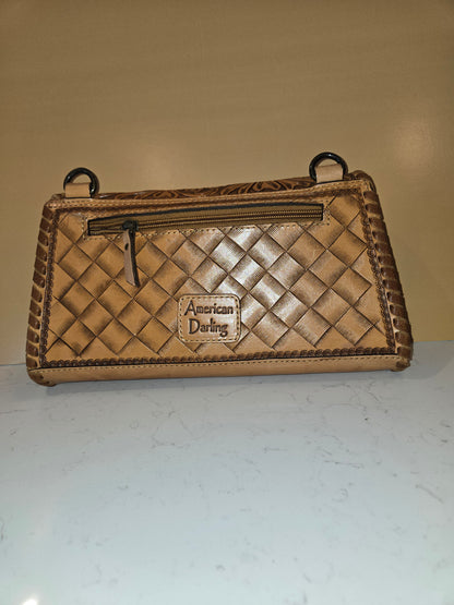 Handtooled Crossbody/Clutch