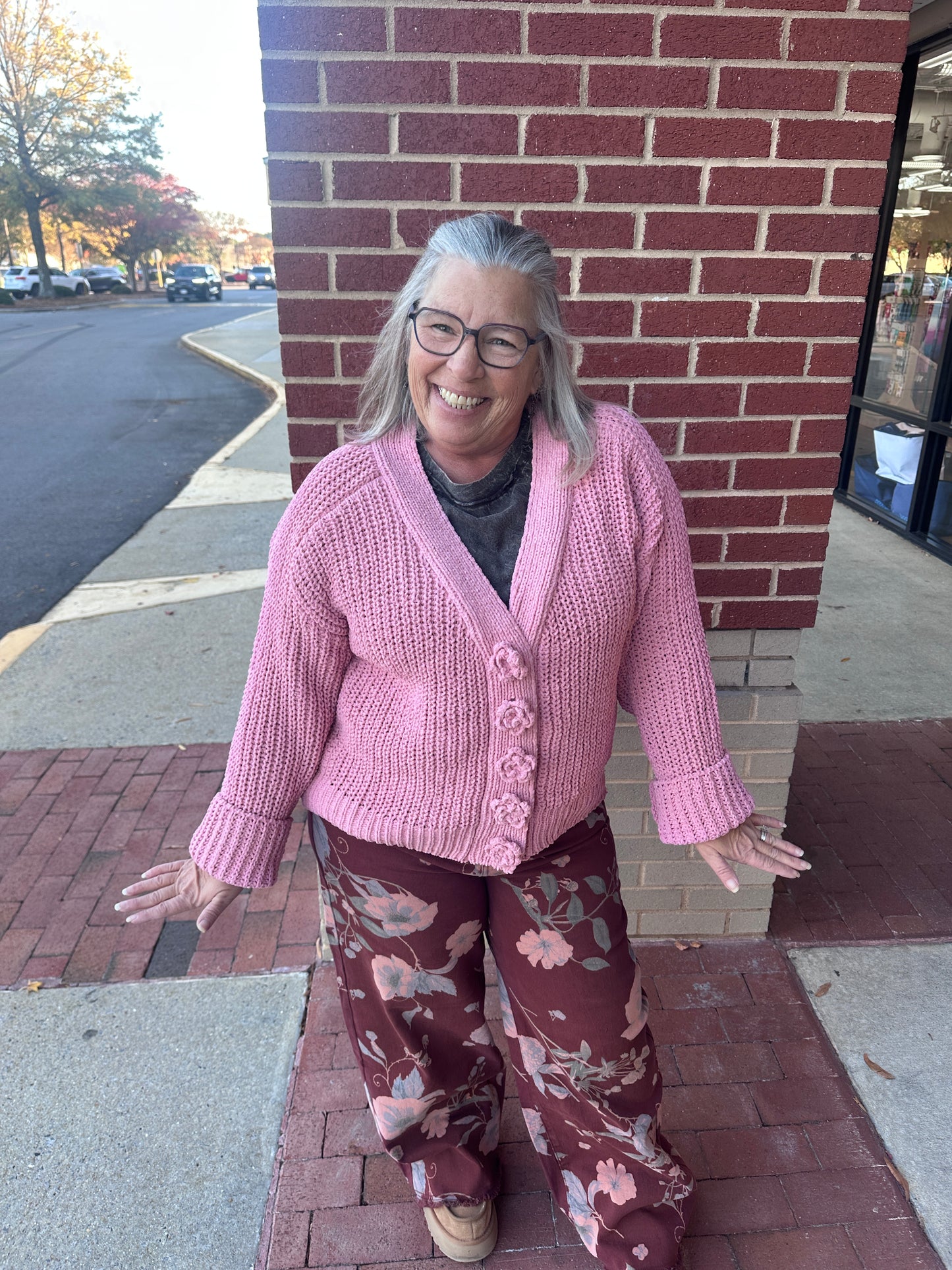 Flower Button Cardigan (POL)