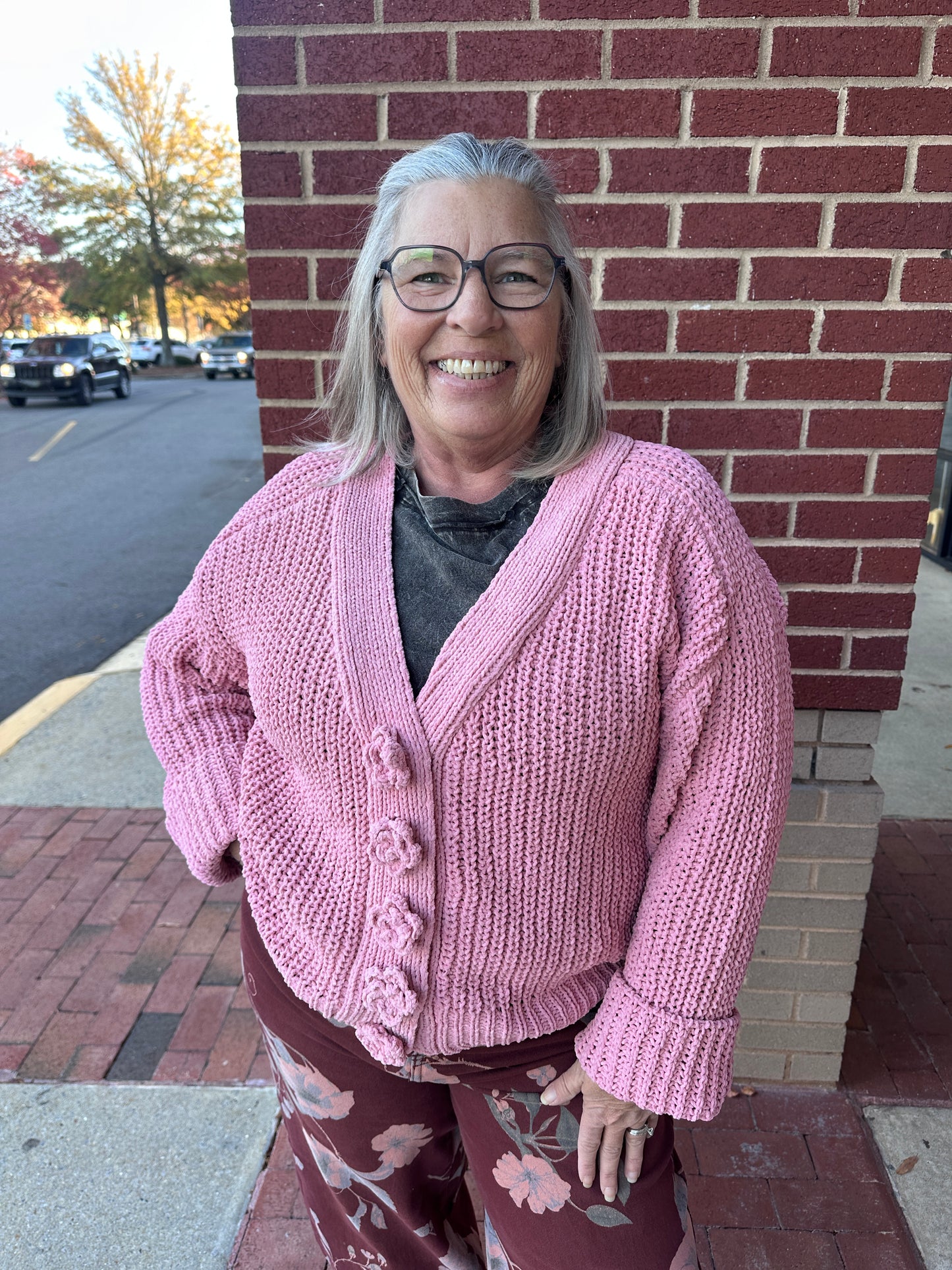 Flower Button Cardigan (POL)