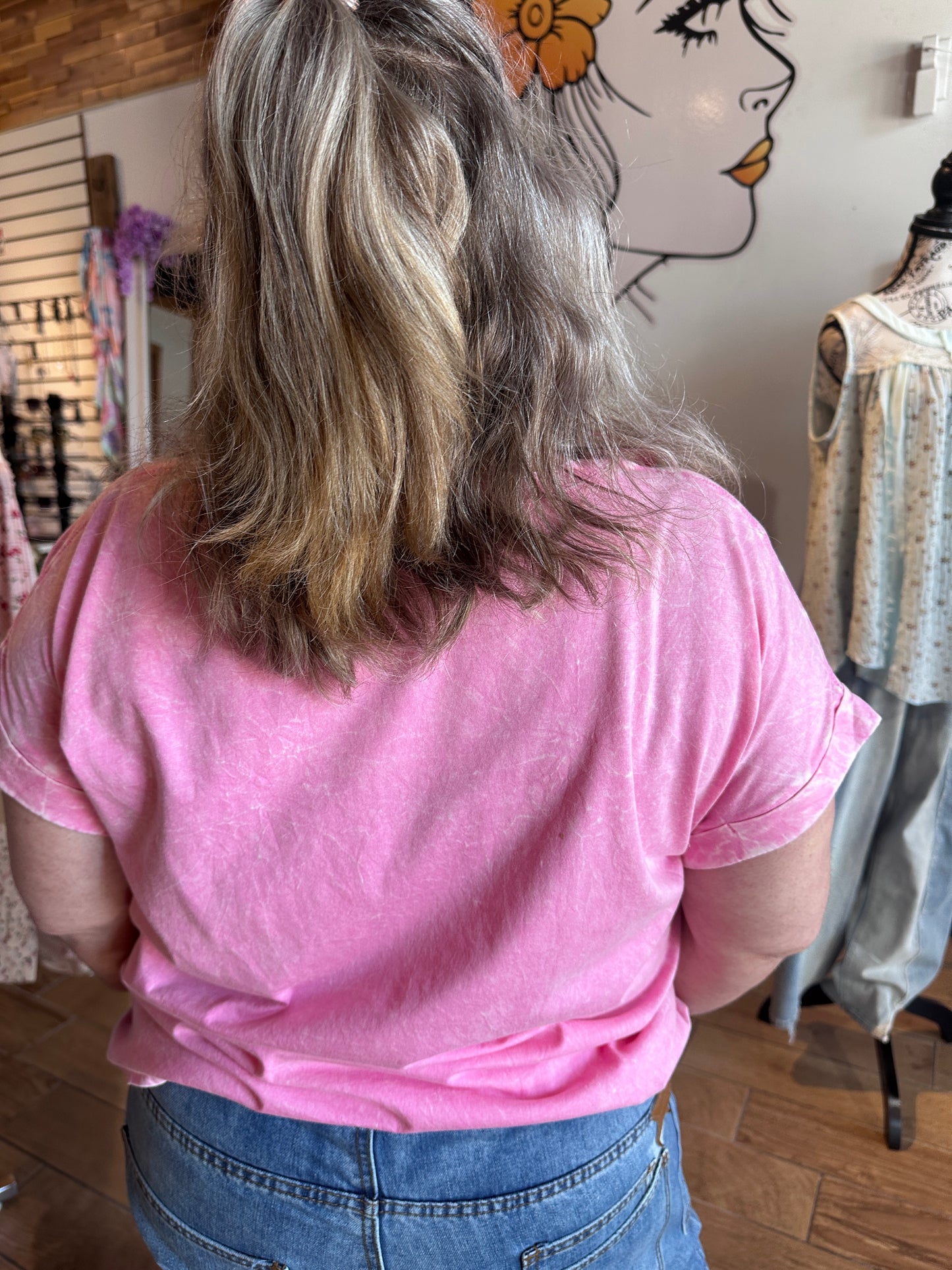 Curvy Washed Tshirt