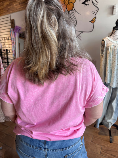 Curvy Washed Tshirt