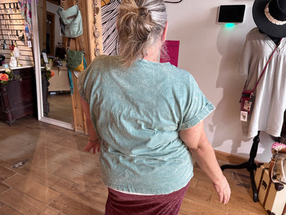 Curvy Washed Tshirt