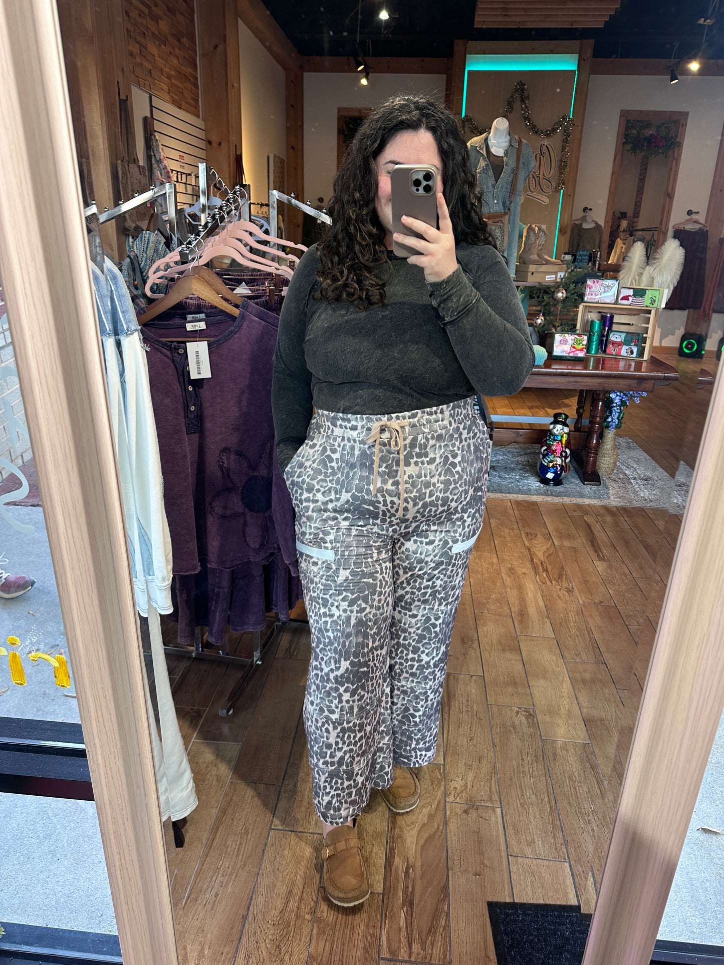 Curvy Leopard Pants