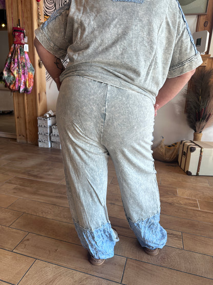Blue Vine Pants