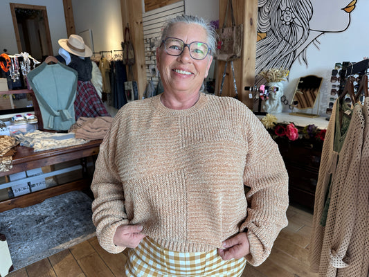 Butter Chanille Crop Sweater
