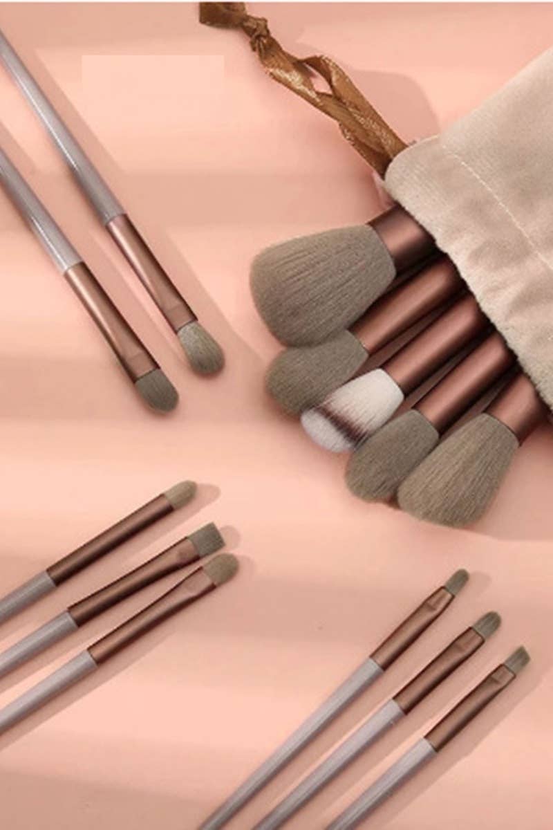 Makeup Brush Set (13pcs) w/Storage Bag