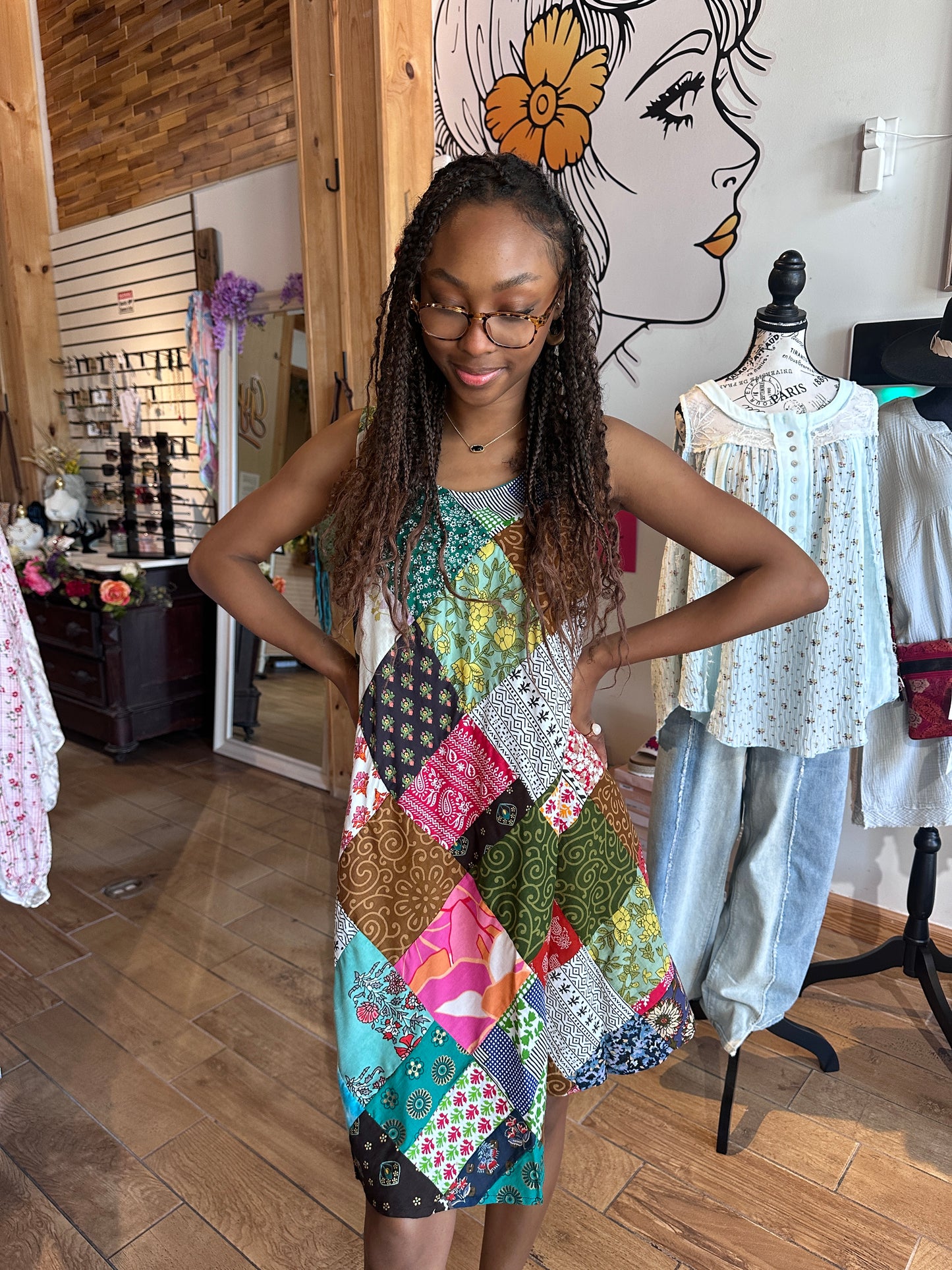 Free Spirit Mini Dress (Sacred Threads)