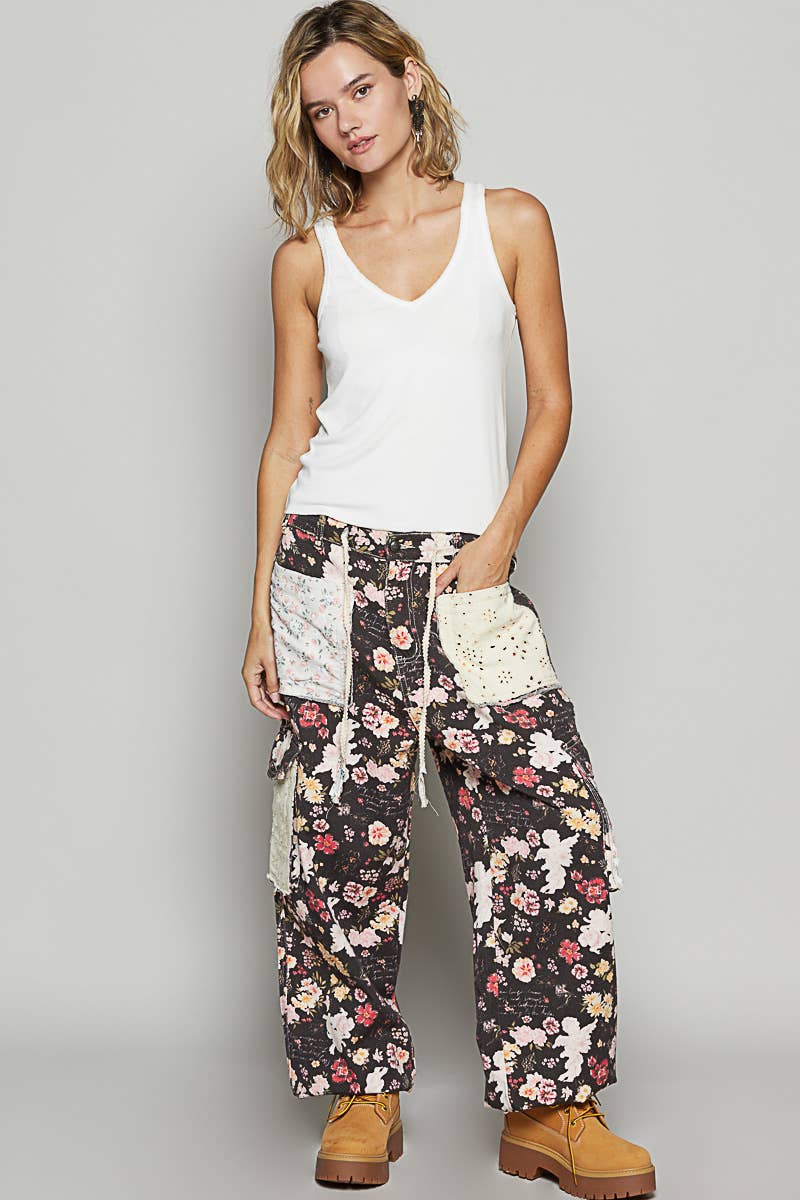 V-neck Sleeveless Ribbed Tank (POL)