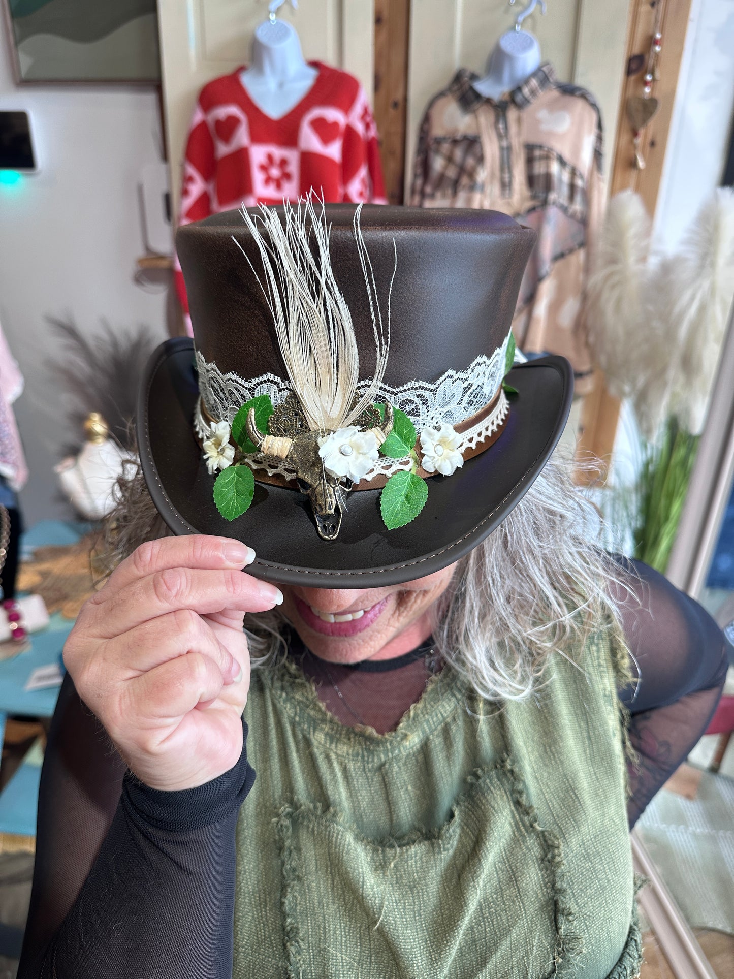 Desert Traveller Leather Hat