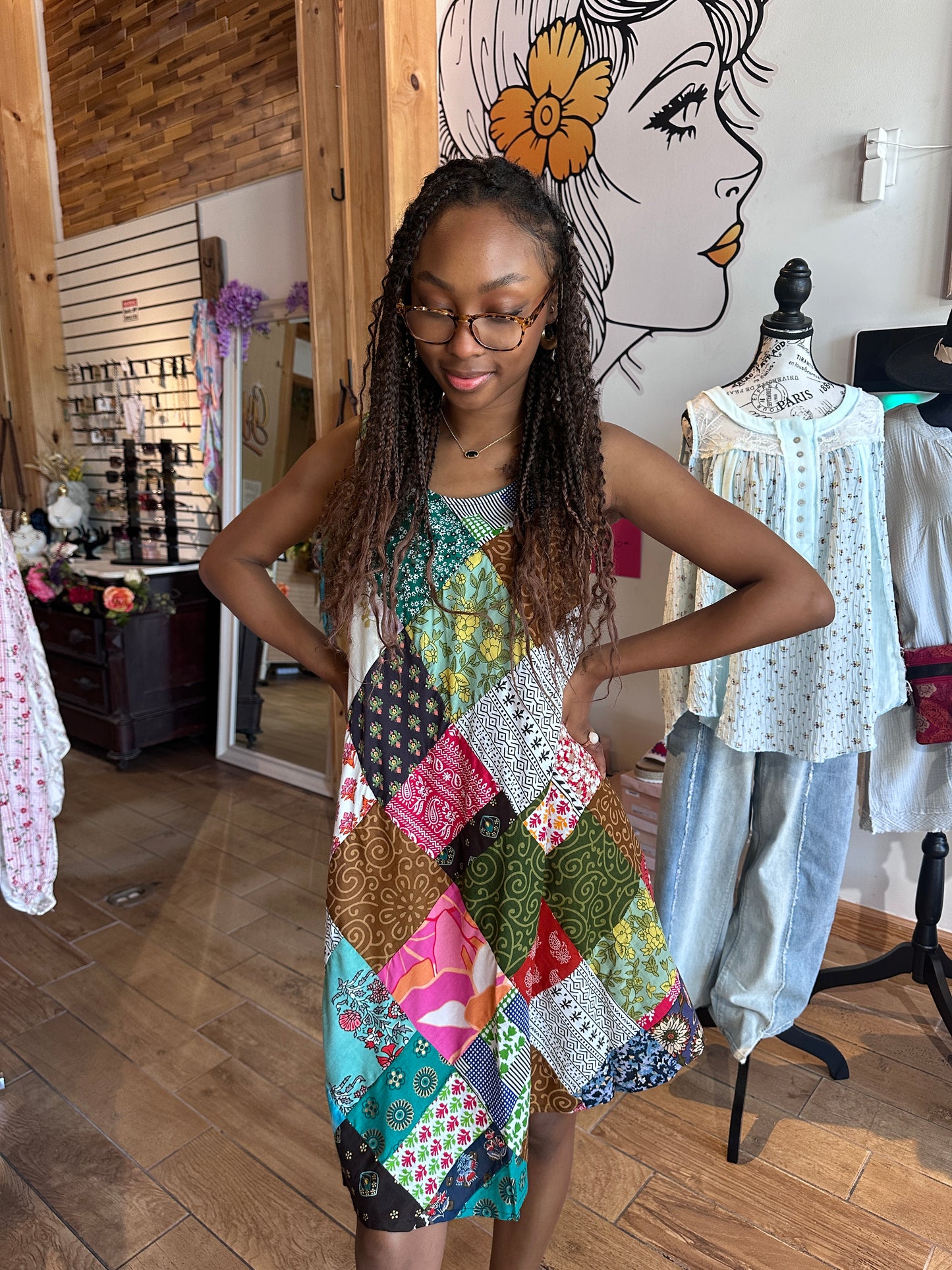 Free Spirit Mini Dress (Sacred Threads)
