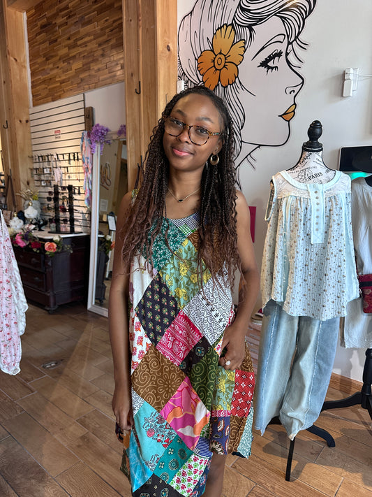 Free Spirit Mini Dress (Sacred Threads)