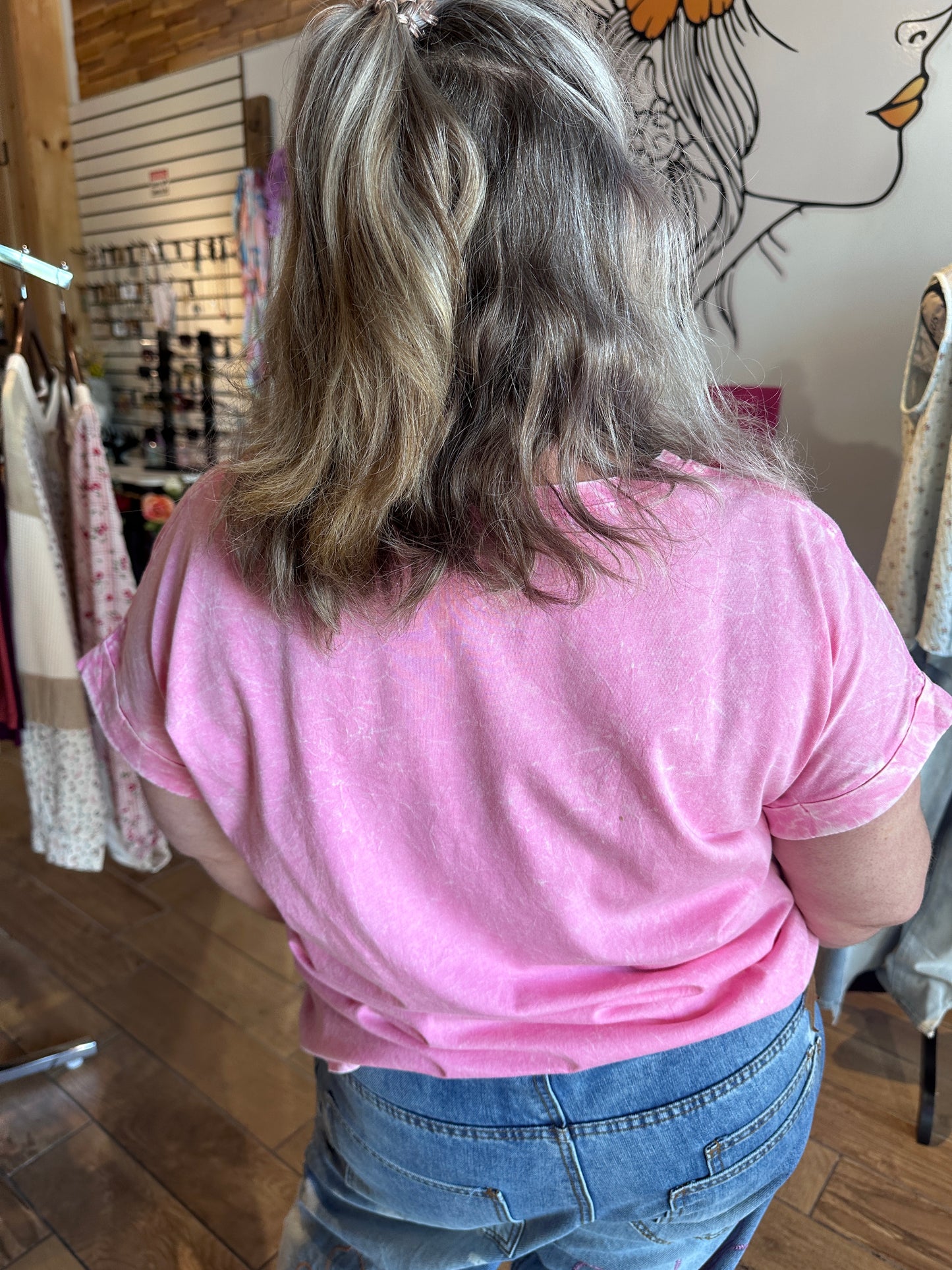 Curvy Washed Tshirt