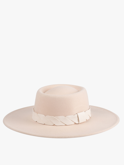 HAT- Ramsey Wide Cut-Out Trim Fedora