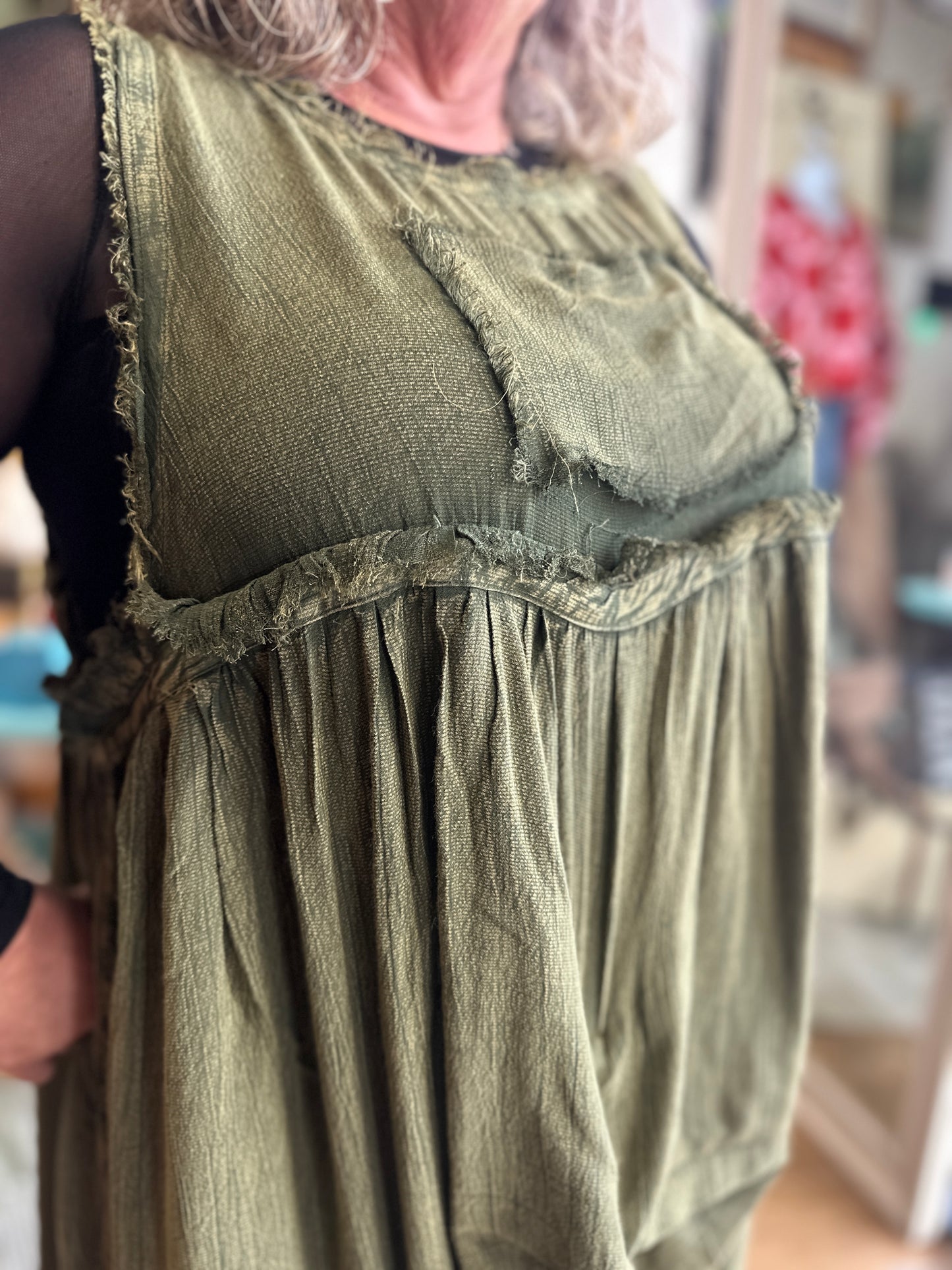 Tuck It Up Dress (A Rare Bird)