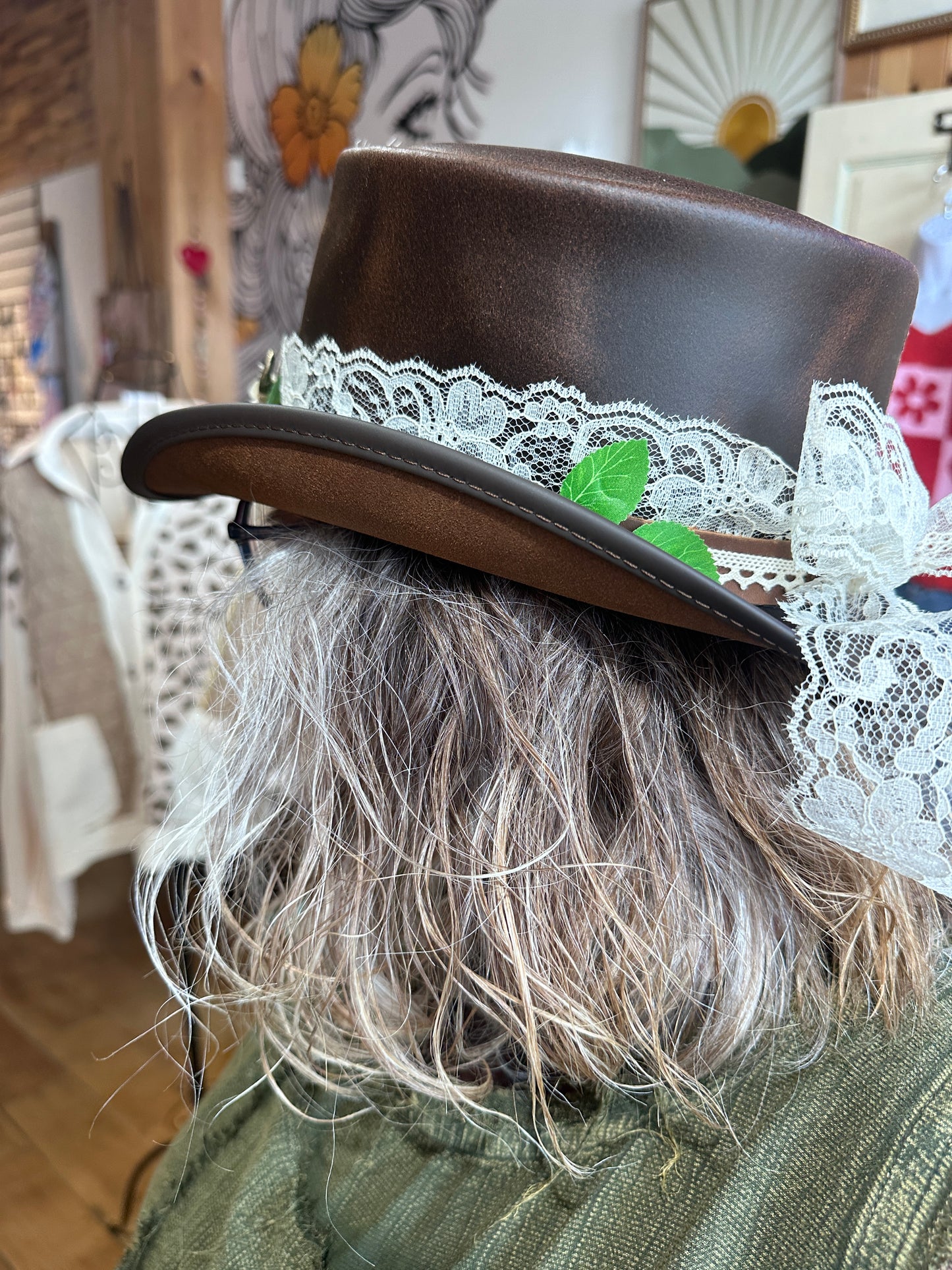 Desert Traveller Leather Hat