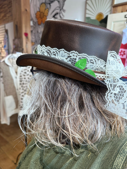 Desert Traveller Leather Hat