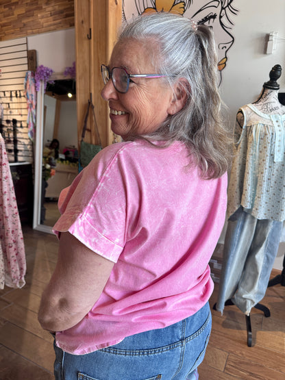Curvy Washed Tshirt
